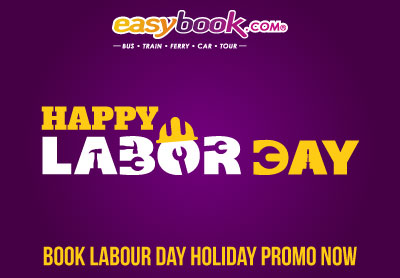 happy labour day! book labour day holiday promo tickets now.